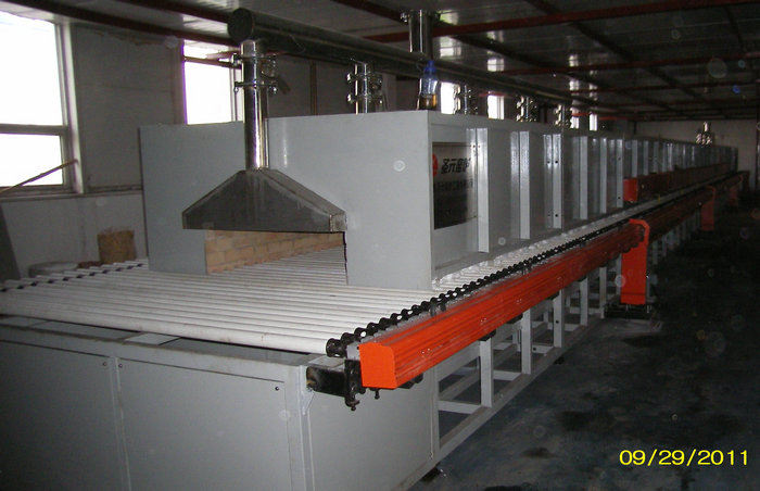 產(chǎn)品用途：特種陶瓷電熱輥道窯，規(guī)格：1.2米×32米電加熱